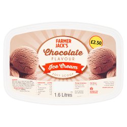 Farmer Jack's Chocolate Flavour Ice Cream 1.6 Litres
