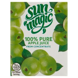 Sunmagic 100% Pure Apple Juice 200ml