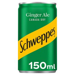 Schweppes Canada Dry Ginger Ale 24 x 150ml 