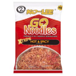 Ko-Lee Go Noodles Xtreme Hot & Spicy Flavour 85g