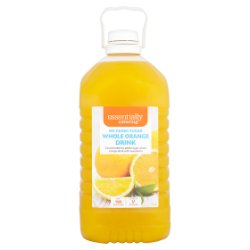 Essentially Catering No Added Sugar Whole Orange Drink 5L
