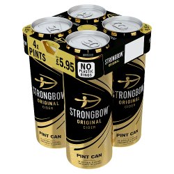 Strongbow Original Cider 4 x 568ml Cans