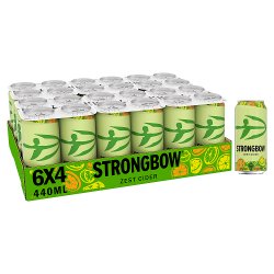 Strongbow Zest Cider Can 4x440ml