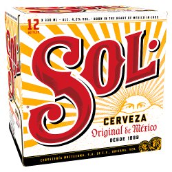Sol Original Lager Beer Bottle 12x330ml