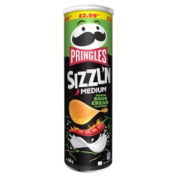 Pringles Sizzl'n Kickin' Sour Cream 180g