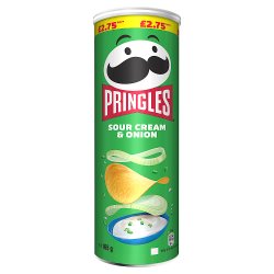 Pringles Sour Cream & Onion 165g PMP £2.75