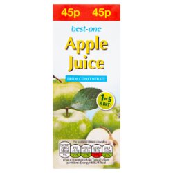 Best-One Apple Juice from Concentrate 200ml