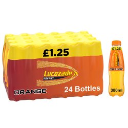 Lucozade Energy Drink Orange 380ml PMP £1.25 