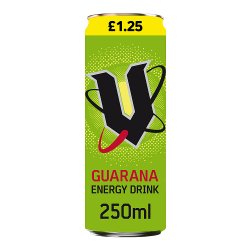 V Guarana Energy Drink 250ml PMP £1.25