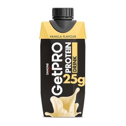 GetPro 25g Protein Drink Vanilla Flavour 330ml