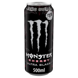 Monster Energy Drink Ultra Black 12 x 500ml PM £1.55