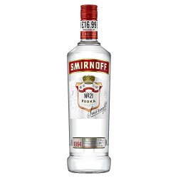 Smirnoff No. 21 Vodka 70cL PMP £16.99