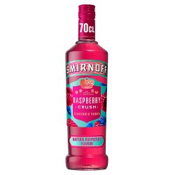 Smirnoff Raspberry Crush Flavoured Vodka 37.5% vol 70cl