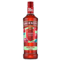 Smirnoff Cherry Drop Flavoured Vodka 37.5% vol 70cl