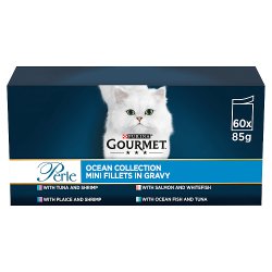 GOURMET Perle Ocean Collection Wet Cat Food 60x85g