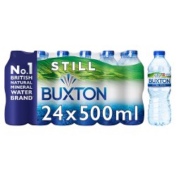 Buxton Still Natural Mineral Water 24x500ml