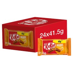 Kit Kat 4 Finger Orange Chocolate Bar 41.5g PMP 60p