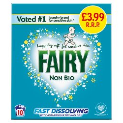 Fairy Non Bio Washing Powder 10 Washes
