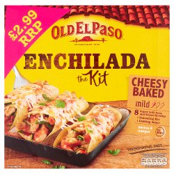 Old El Paso Cheesy Baked Enchilada Kit 663g