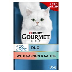 Gourmet Perle Duo with Salmon & Saithe 85g