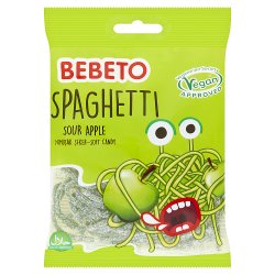 Bebeto Spaghetti Sour Apple Soft Candy 70g