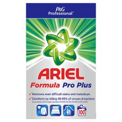 Ariel Professional Powder Detergent Antibacterial 100 Washes