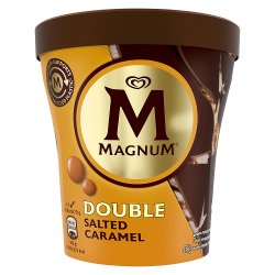 Magnum Tub Ice Cream Double Salted Caramel 440ml 