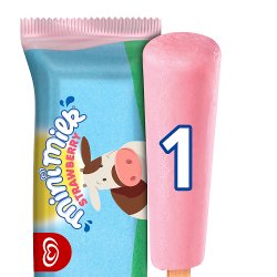 Wall's Mini Milk Strawberry Ice Cream 35ml