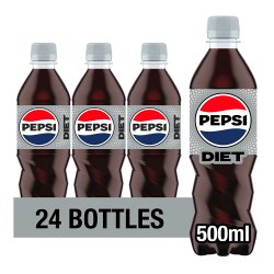 Diet Pepsi Cola Bottle 500ml
