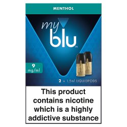 blu® myblu® Liquidpods Menthol 9mg/ml 2 x 1.5ml