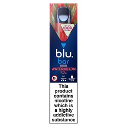 blu bar 1000 Watermelon Ice Disposable Vape 20mg/ml