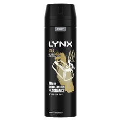 Lynx Aerosol Bodyspray Gold 200 ML