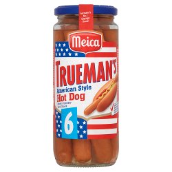 Meica Trueman's 6 American Style Hot Dog 540g