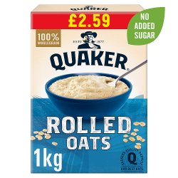 Quaker Rolled Porridge Oats £2.59 RRP PMP 1kg
