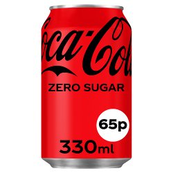 Coca-Cola Zero Sugar 330ml PM 65p