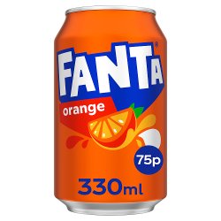 Fanta Orange 330ml PMP 75p