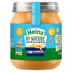 Heinz Egg Custard Baby Food Jar 6+ Months 120g