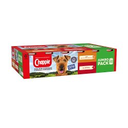 Chappie Adult Wet Dog Food Tins Favourites in Loaf 24 x 412g