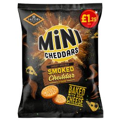 Jacob's Smoked Cheddar Flavour Mini Cheddars 90g