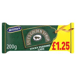 McVitie's Lyle's Golden Syrup Sticky Pudding Cake PMP £1.25