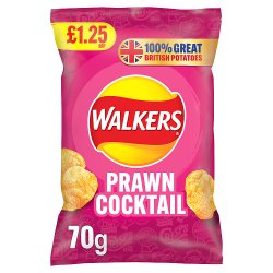 Walkers Prawn Cocktail Crisps £1.25 RRP PMP 70g