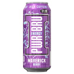 Pwr-Bru Energy Maverick Berry 500ml