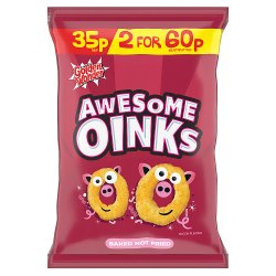 Golden Wonder Awesome Oinks Bacon Flavour 22g