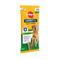 Pedigree Dentastix Fresh Adult Large Dog Treats 4 x Dental Sticks 154g