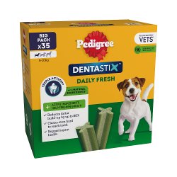 Pedigree Dentastix Fresh Adult Small Dog Treats 35 x Dental Sticks 550g