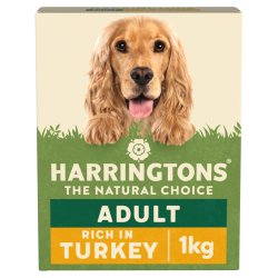 Harringtons Rich in Turkey with Veg Dry Adult Dog Food 1kg