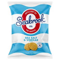 Seabrook Sea Salt & Vinegar Flavour The Original Crinkle Cut Crisp 31.8g