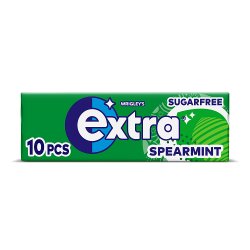 Extra Spearmint Chewing Gum Sugar Free 10 piece