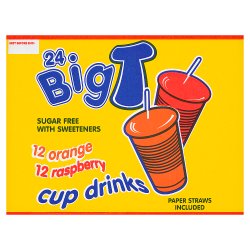 Big Time 24 Flavoured Cup Drinks 24 x 200ml