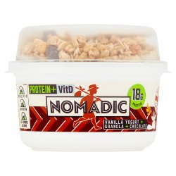 Nomadic Protein + Vit D Vanilla Yogurt + Granola + Chocolate 170g